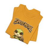 Funny Speed Metal T-Shirt for Turtle Lovers — "Speed Metal for Turtles"