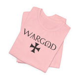WARGOD Cross Graphic Tee — Military-Inspired Logo Short Sleeve Shirt