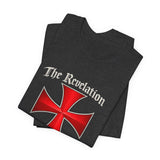 Revelation Cross Tee — "The Revelation Will Not Be Televised" Graphic T-Shirt