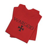 WARGOD Cross Graphic Tee — Military-Inspired Logo Short Sleeve Shirt