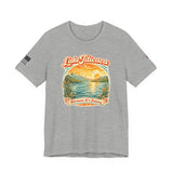 Lake Titicaca Vintage Sunset T-Shirt — "Because It's Funny" Travel Tee