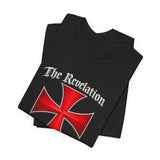 Revelation Cross Tee — "The Revelation Will Not Be Televised" Graphic T-Shirt