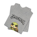 Funny Speed Metal T-Shirt for Turtle Lovers — "Speed Metal for Turtles"