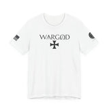 WARGOD Cross Graphic Tee — Military-Inspired Logo Short Sleeve Shirt