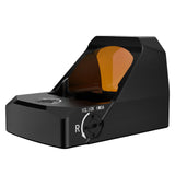 Dagger Defense DDR62 1 MOA Red Dot Sight – Compact reflex optic for pistols and rifles, motion-activated on feature, multi-brightness, RMR footprint + 1913 Picatinny mount, CR1620 battery included