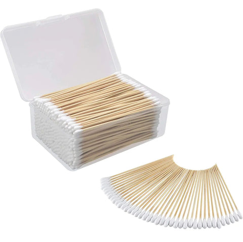 500 Piece, 6" Cotton Cleaning swabs for Gun Cleaning
