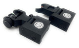 Dagger Defense BUIS crescent flip up iron sights for back up optic solutions