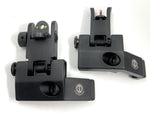OPEN BOX: Fiber Optic BUIS, Back up canted Iron Sights, Spring Loaded Deployment