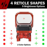 *Open Box* DD119X Battle Flag Red Dot Reflex Sight Scope, Reflex Sight Optic